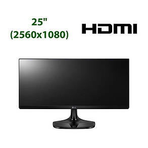 Новий монітор LG 25UM58-P / 25" (2560x1080) LED IPS / 2x HDMI, фото 2