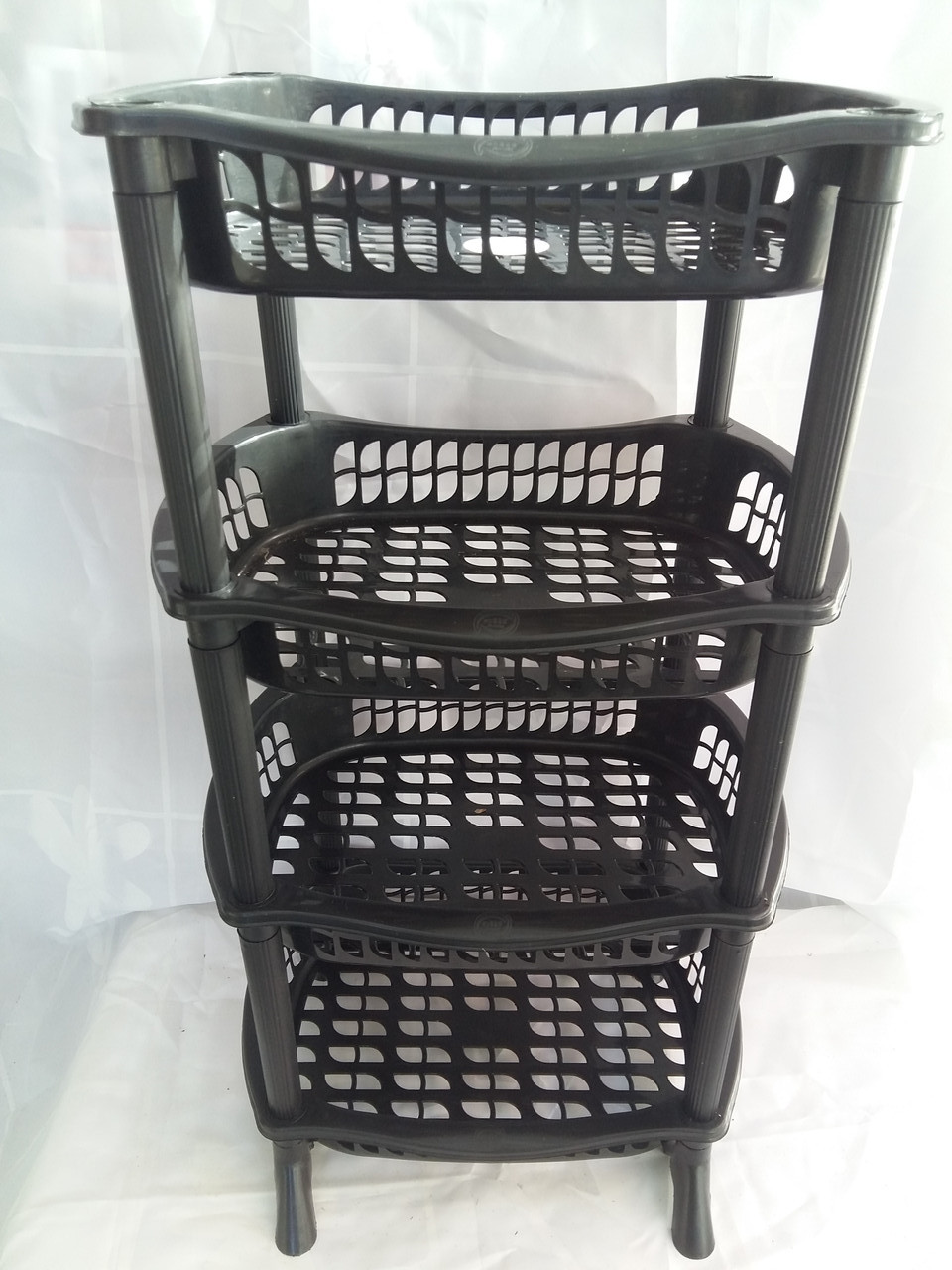 Етажерка elif на 4 секції колір чорний