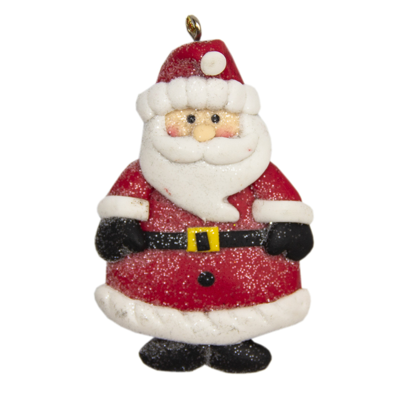 Новорічна ялинкова іграшка - фігурка Дід Мороз, 6 см, червоний, пластик (001040-8), фото 1