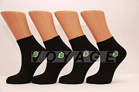 Жіночі шкарпетки середні з бамбука Ф14 чорний