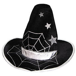 Фетровий ковпак, 58-60 см, чорний, карнавальний головний убір для вечірок (460267)