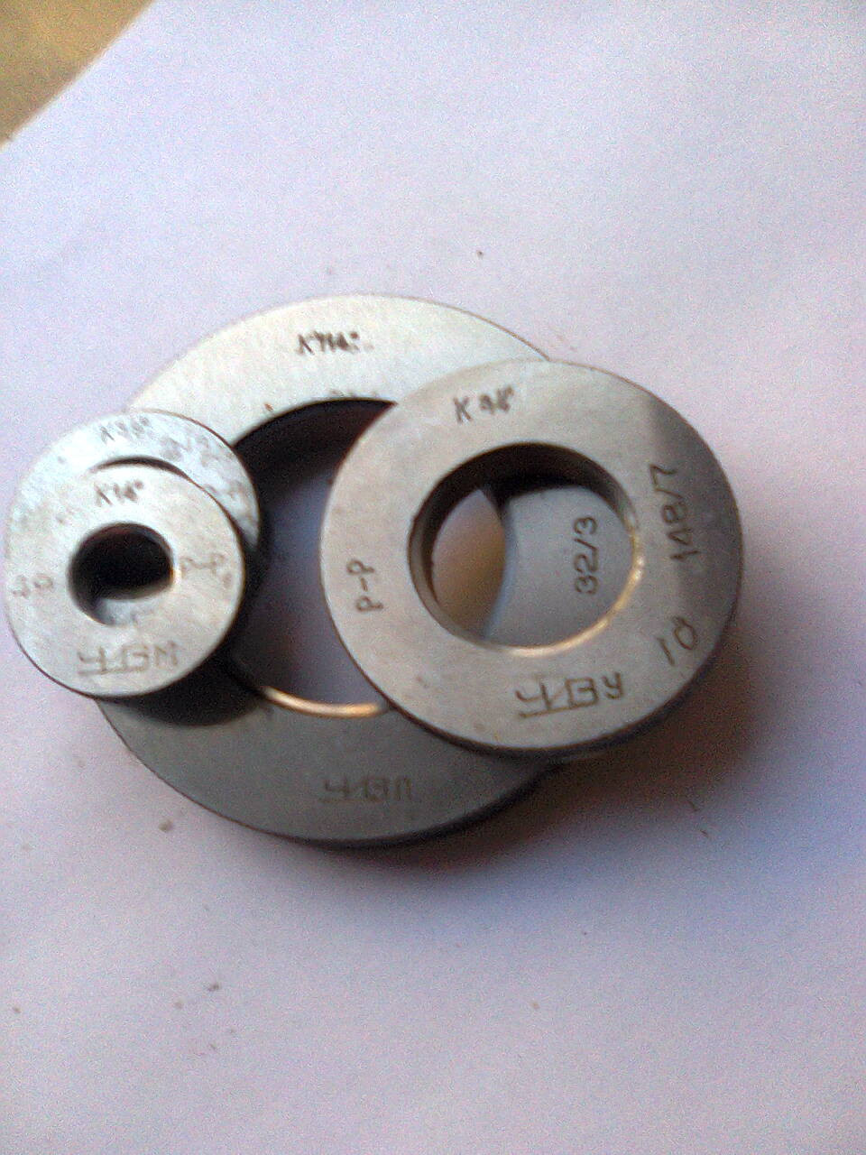 Калибр-кольца резьбовые К 1/8" - 2" по ГОСТ6485
