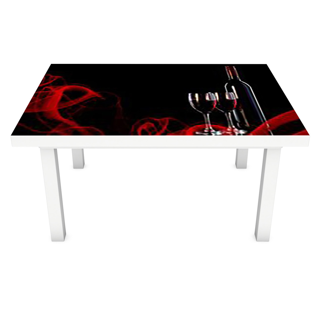 Вінілова наклейка на стіл Рубінове Вино 3Д декоративна плівка абстрактні розлучення Напої Червоний 600*1200 мм