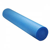 Валик-роллер массажный SportVida 15х90 см голубой для йоги, фитнеса, массажа (SV-HK0319)