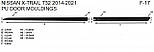 Молдинги на двері для Nissan X-Trail T32 2014-2021, фото 5