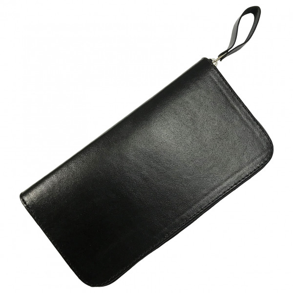 Кисет сумочка универсальная кожаная на молнии 5.5" - фото 2 - id-p252168741