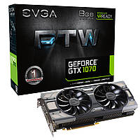 Відеокарта EVGA GTX1070 FTW GAMING 8GB (08G-P4-6276-KR)