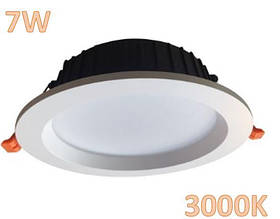Вбудований світильник LED DXY-351 7W білий 120°