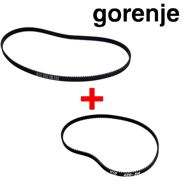 Комплект ремені на хлібопічку Gorenje BM1200BK (528-3M-8 + 420-3M-6)
