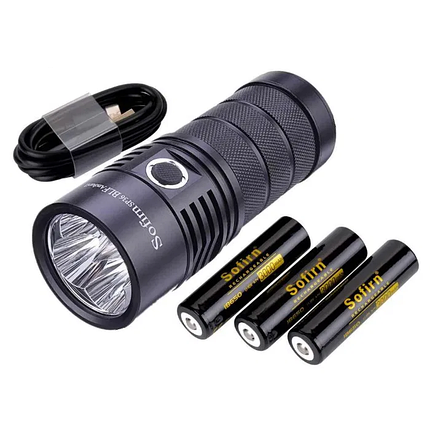 Ліхтар SOFIRN SP36 6000lm XPL2*4 USB TypeC+Акумулятор 18650*3, фото 2