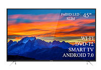 Технологичный Телевизор THOMSON 45" Smart-TV FullHD T2 USB Гарантия 1 ГОД! Android 13.0