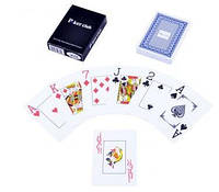 Карты игральные пластиковые «Poker Club» (Синяя Рубашка) №25395-3
