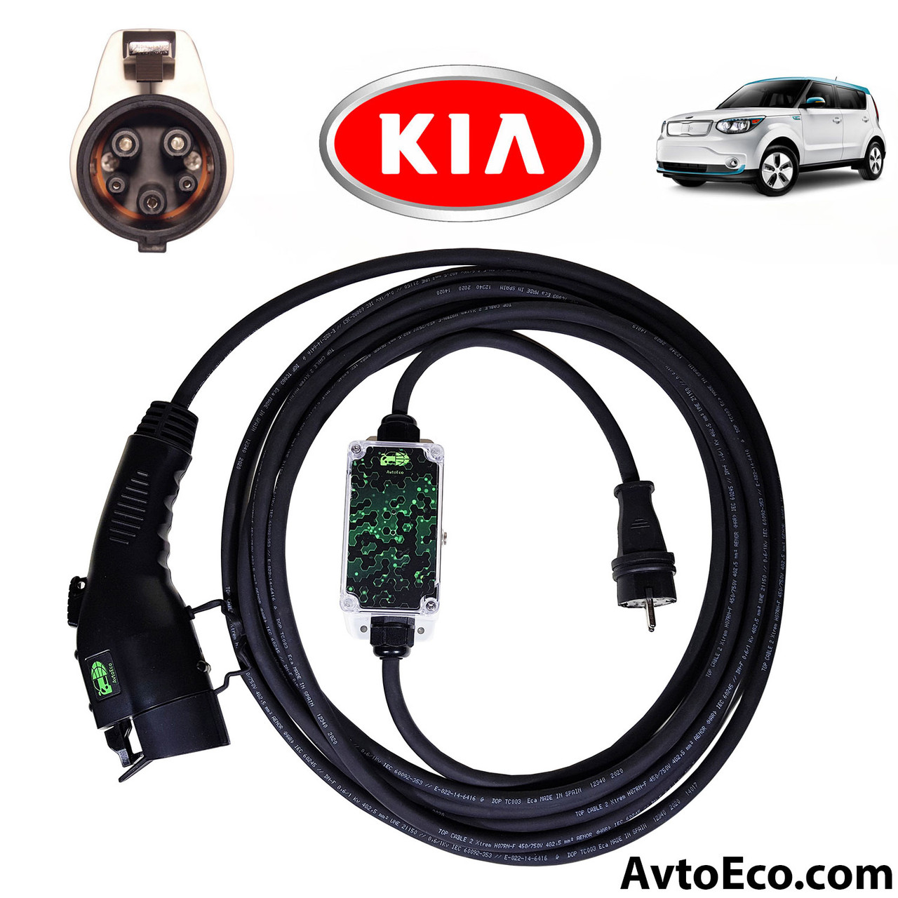 Зарядний пристрій для електромобіля KIA Soul EV AutoEco J1772-16A