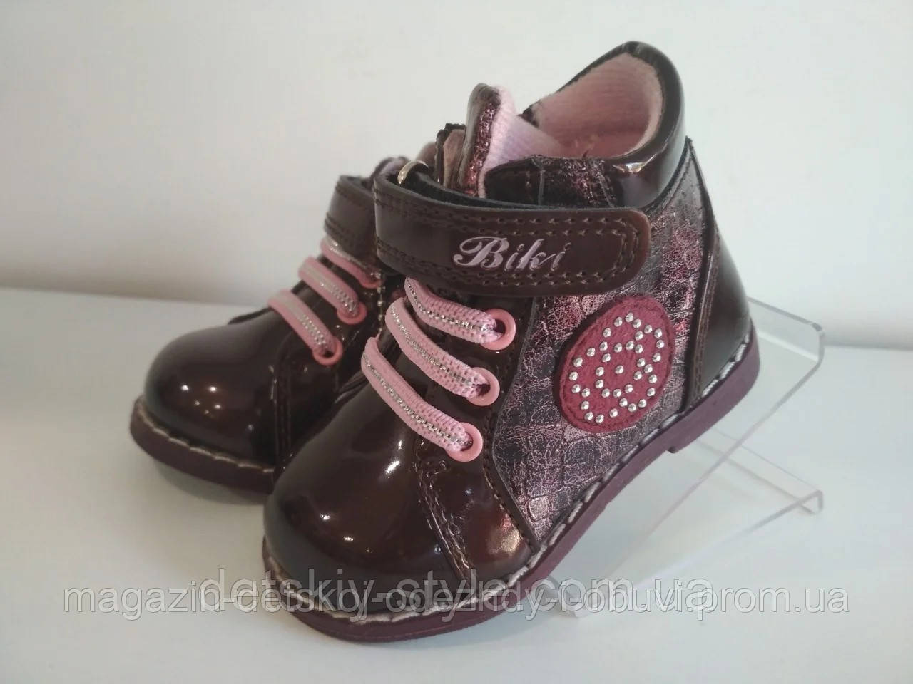 Ботинки для девочки Bi&Ki р. 22 (13 см) - фото 1 - id-p1256364997