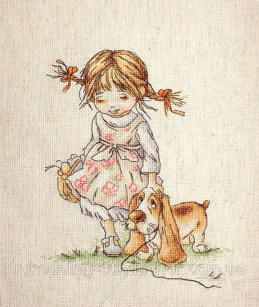 Набір для вишивання хрестом "Luca-s" B1074 Прогулянка, фото 1