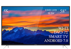 Сучасний Телевізор THOMSON 58" Smart-TV/DVB-T2/USB (1920×1080) Android 13.0 4К/UHD