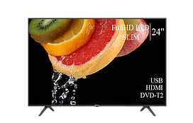 Сучасний Телевізор Hisense 24" FullHD T2 USB Гарантія 1 РІК!(1920×1080)