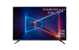 Сучасний Телевізор Sharp 24" FullHD T2 USB Гарантія 1 РІК!