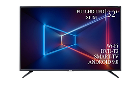 Сучасний Телевізор Sharp 32" Smart-TV FullHD T2 USB Гарантія 1 РІК!