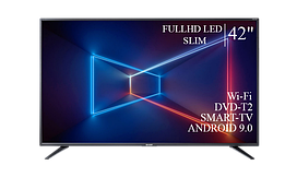 Сучасний Телевізор Sharp 42" Smart-TV FullHD T2 USB Гарантія 1 РІК!