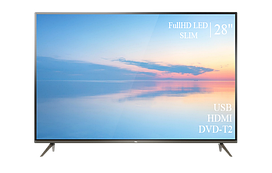 Сучасний Телевізор TCL 28" FullHD DVB-T2 USB Гарантія 1 РІК!