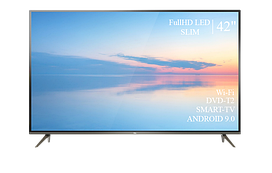 Сучасний Телевізор TCL 42" Smart-TV FullHD T2 USB Гарантія 1 РІК!