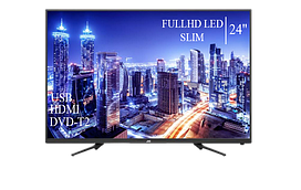 Сучасний Телевізор JVC 24" FullHD DVB-T2 USB Гарантія 1 РІК!