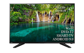 Сучасний Телевізор Toshiba 42" Smart-TV FullHD T2 USB Гарантія 1 РІК Android 13.0