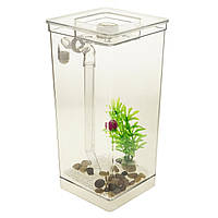 Маленький самоочищающийся аквариум с LED подсветкой My Fun Fish