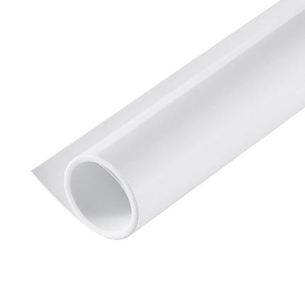 Білий матовий двосторонній/глянсовий ПВХ (вініловий) фон Puluz для предметної фото зйомки 200 х 120 див., фото 2