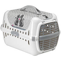 Moderna Trendy Runner Cats In Love МОДЕРНУ ТРЕНДІ РАННЕР переноска для котів c пластикової дверцятами, з