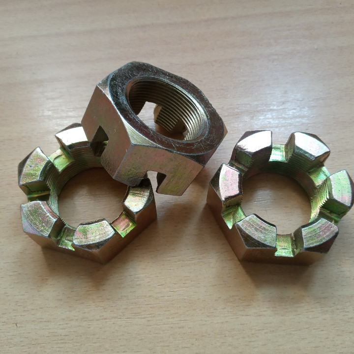 Гайка КАМАЗ, КрАЗ М33х1,5 корончатая реактивної тяги, фото 1