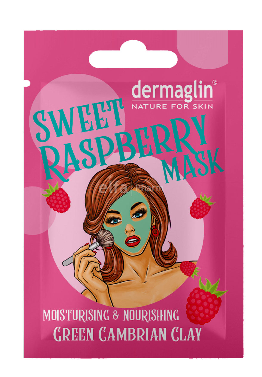 Маска для обличчя SWEET RASPBERRY 20 г Dermaglin, фото 1