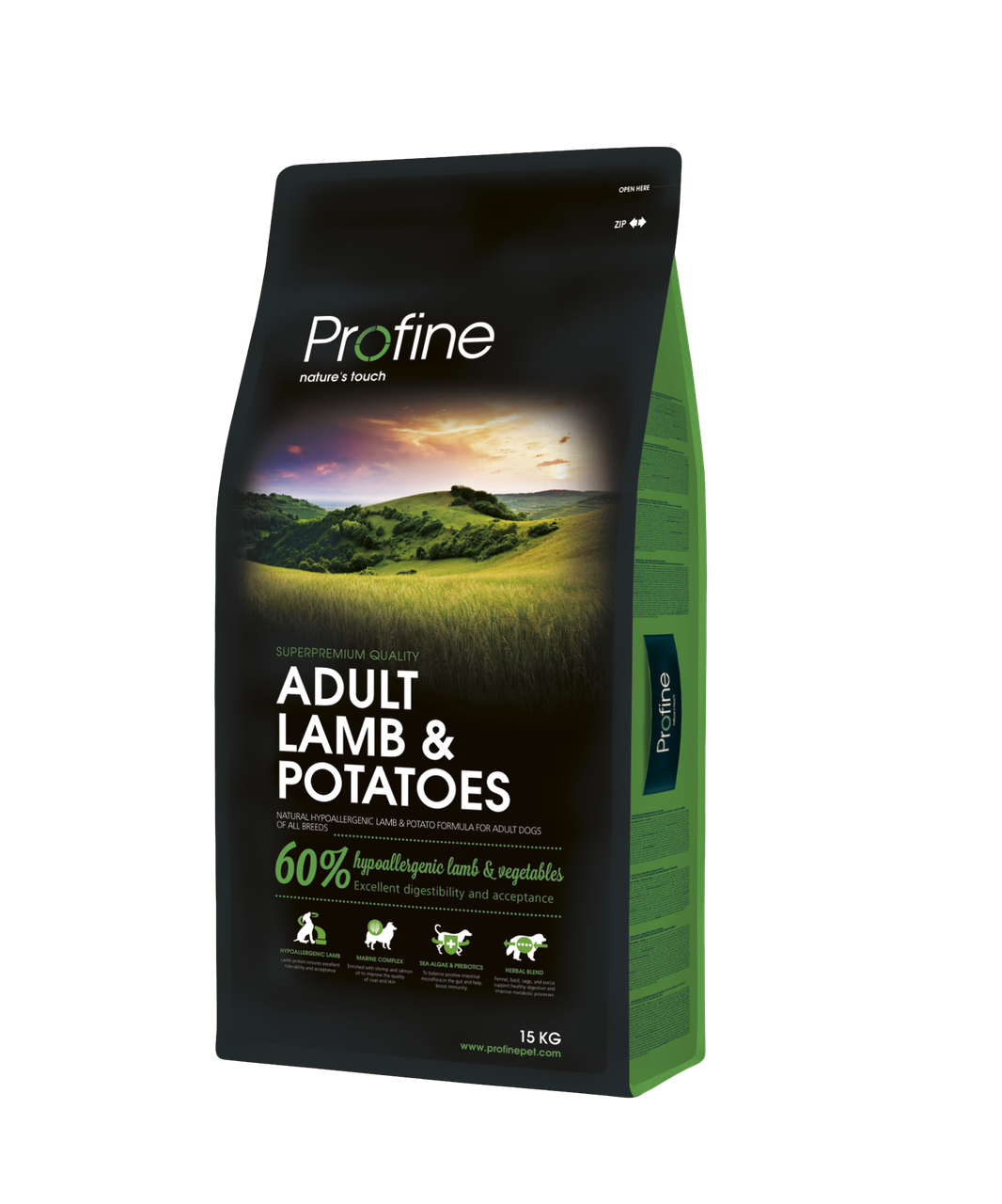 Profine Adult Lamb and Potatoes сухий гіпоалергенний корм для собак з ягня та картоплею 15КГ
