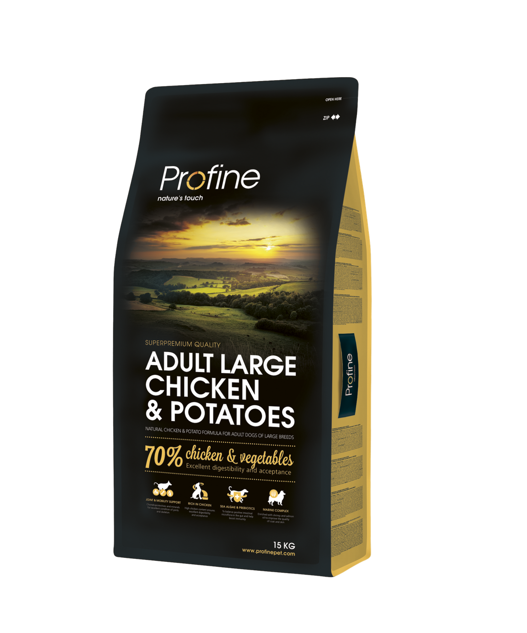 Profine Adult Large Chiken and Potatoes сухий корм для собак великих порід із куркою та картоплею 15КГ