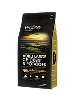 Profine Adult Large Chiken and Potatoes сухий корм для собак великих порід із куркою та картоплею 15КГ