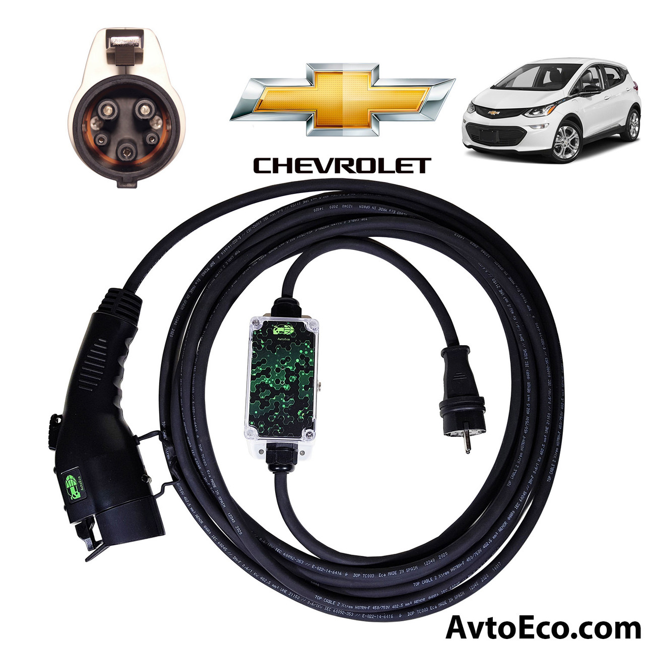 Зарядний пристрій для електромобіля Chevrolet Bolt EV AutoEco J1772-16A