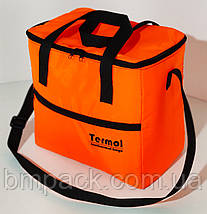 Термосумка Termol 21 л. 32х20х33 см оранж люм, фото 2
