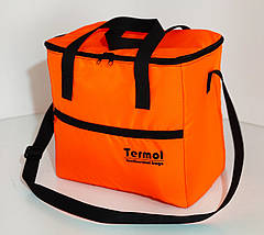 Термосумка Termol 21 л. 32х20х33 см оранж люм, фото 3