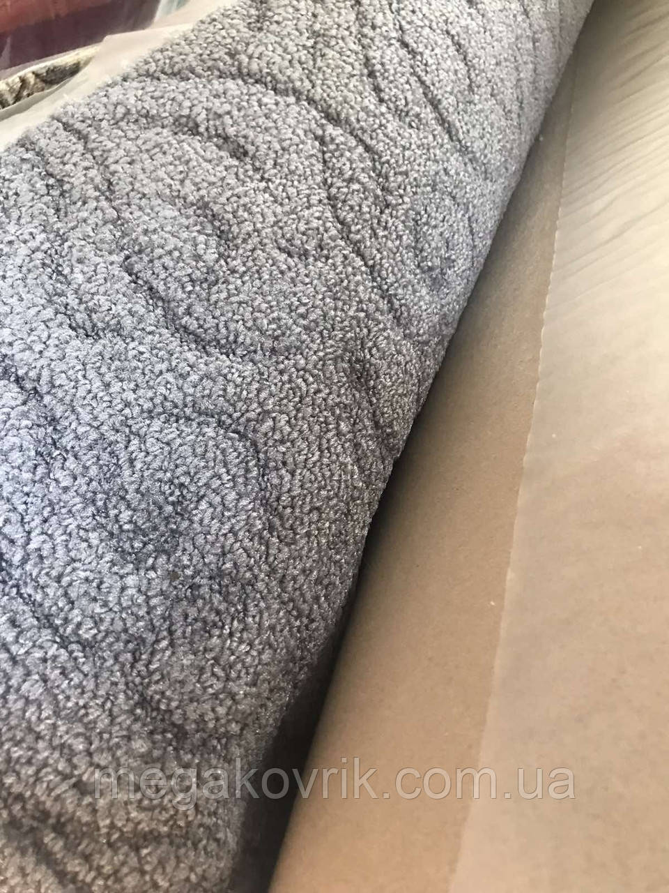 Ковролін побутової сірий 📏 Розмір: 1,5 × 5 м, фото 1
