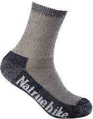 Шкарпетки трекінові чоловічі Naturehike Merino wool NH15A006-W grey
