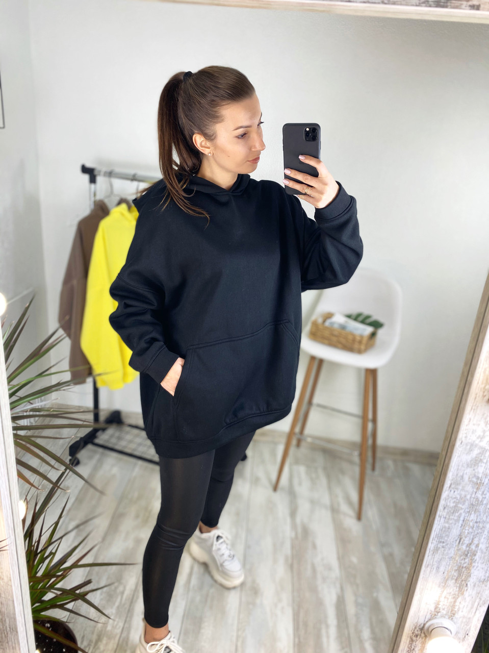 Oversize толстовка на байці