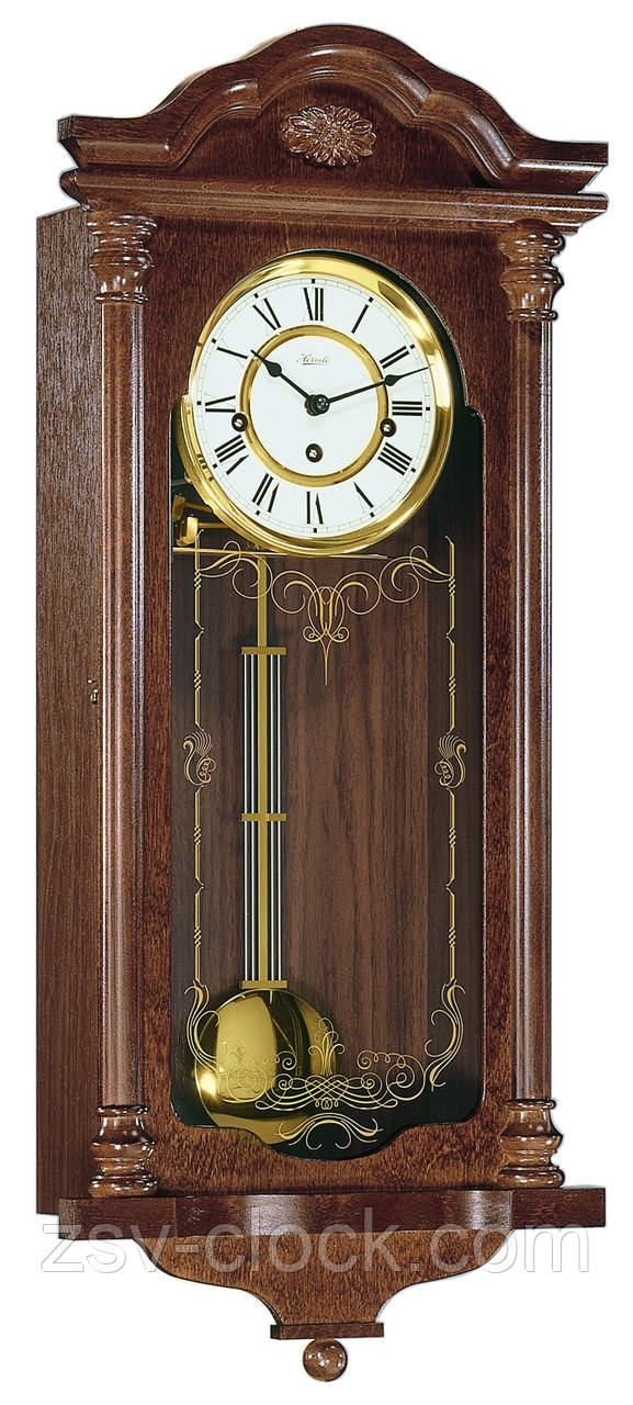 Настінний годинник Регулятор Hermle 70509-032214 горіх
