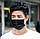 90 штук Медична чорна маска із затискачем фабрична, фото 2