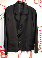 Модный классический детский пиджак для мальчика Krytik Италия 538421 Черный 134, Школа