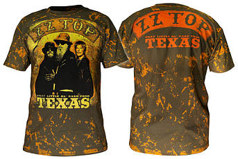 Футболка ZZ TOP Texas full print, фото 1
