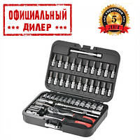 Набір інструментів 46 од. STORM, 1/4", Сг-V Intertool YLP ET-8046