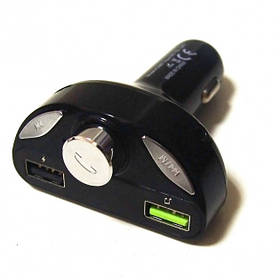 FM модулятор HZ H28BT автомобільний (Black) | ФМ модулятор трансмітер