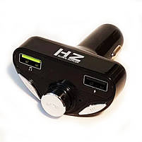 FM модулятор HZ H28BT автомобільний (Black) | ФМ модулятор трансмітер, фото 2