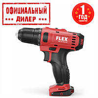 Шуруповёрт аккумуляторный FLEX DD2G10.8-LD (10.8 В, 2.5 А/ч, двухскоростной) YLP